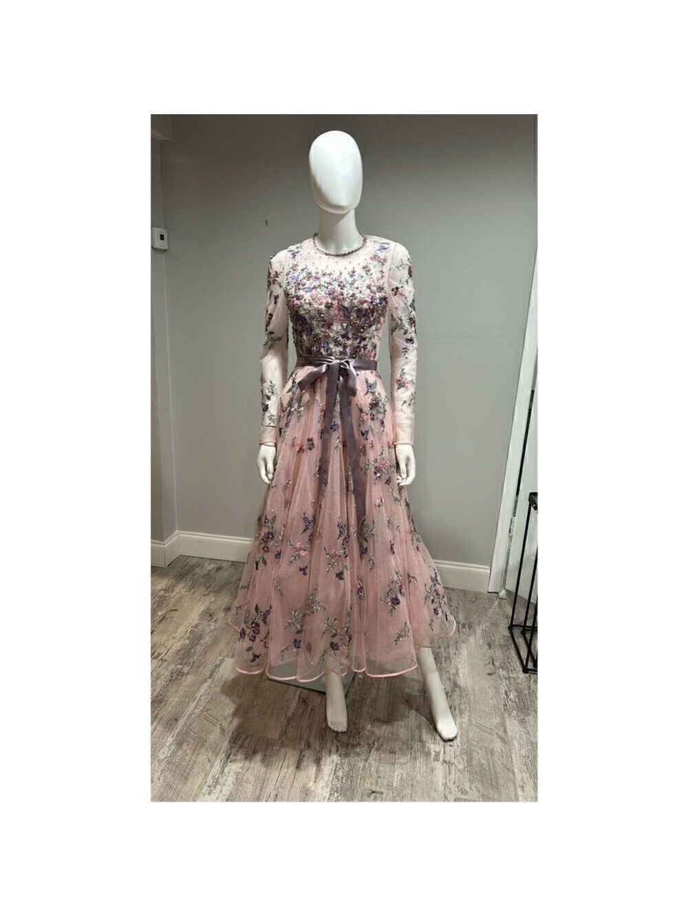 Jenny Packham Effie Floral Embroidered Dress Size 4 (uk 8) - Picture 2 of 15
